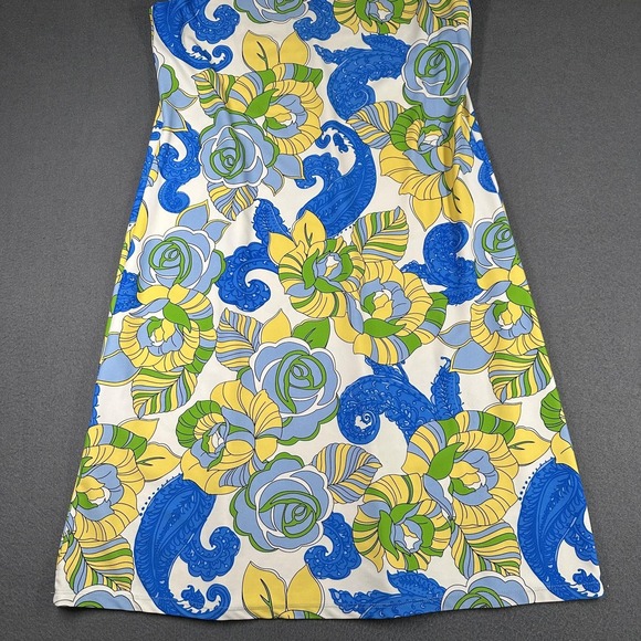 Jude Connally Dress Womens Small Multicolor Floral Sleeveless Shift Stretch - Picture 11 of 11